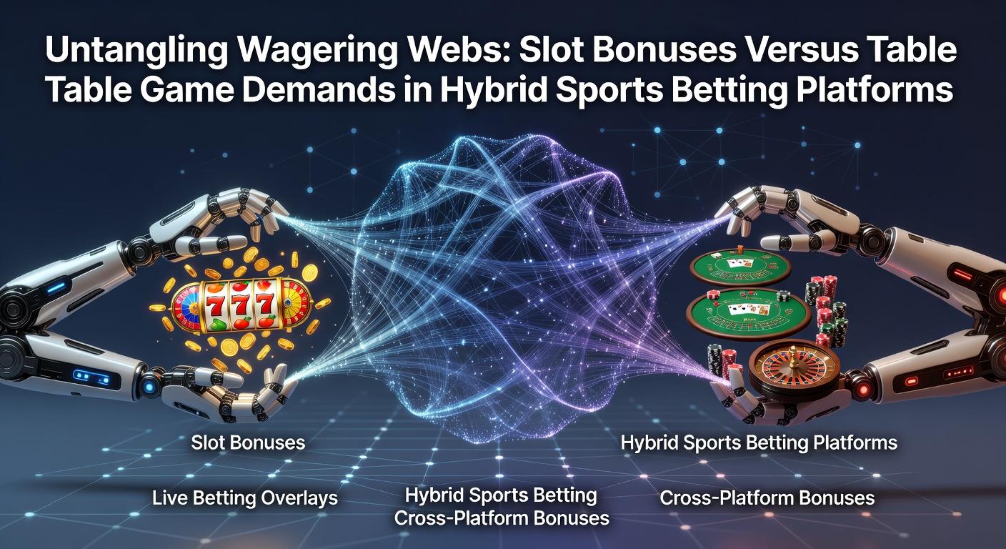 Digital interface showing slots, table games, and sports betting odds on a hybrid platform dashboard