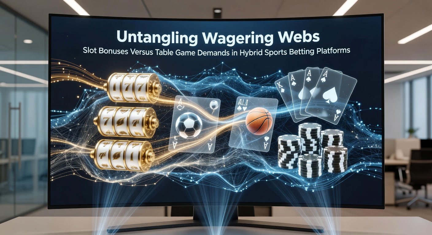 Comparison chart illustrating wagering contribution rates for slots versus table games on a hybrid betting app